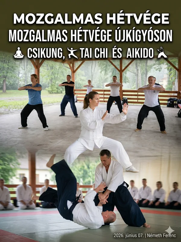 Csikung, Tai Chi és Aikido tábor Újkígyóson - illusztráció